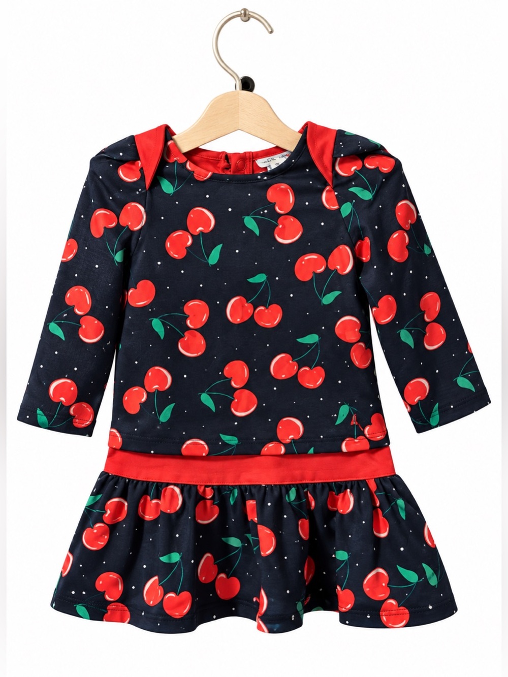Little Marc Jacobs Cherry Print Top & Skirt Set – 18M